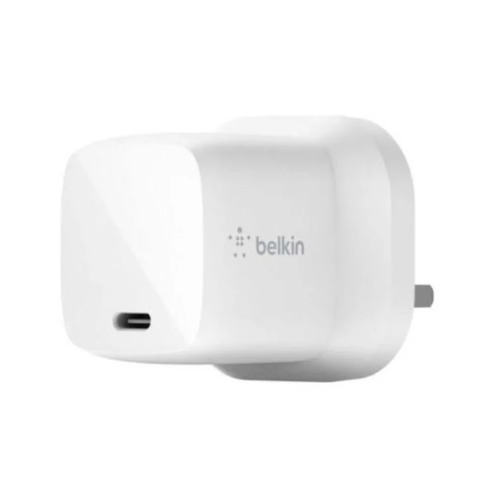 Belkin Boostcharge USB-Pd Gan Wall Charger White