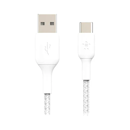 Belkin Braided USB-C To USB A Cable 1m White