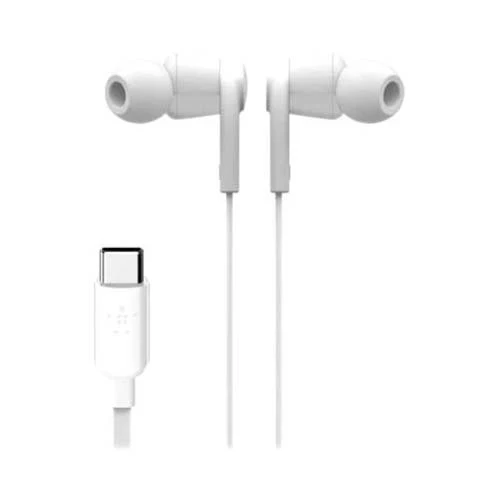 Belkin USB-C Wired In-Ear Earphones White