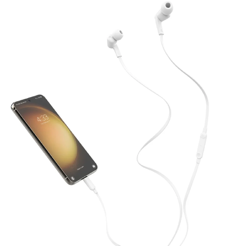 Belkin USB-C Wired In-Ear Earphones White - Image 4