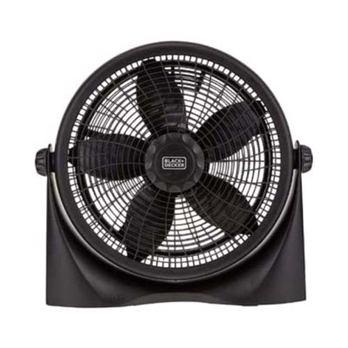 Black + Decker 3-Speed Box Fan, Black, FB1620-B5 - Image 2