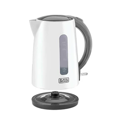Black + Decker Concealed Coil Kettle, White, 1.7 Litres, Jc70-B5