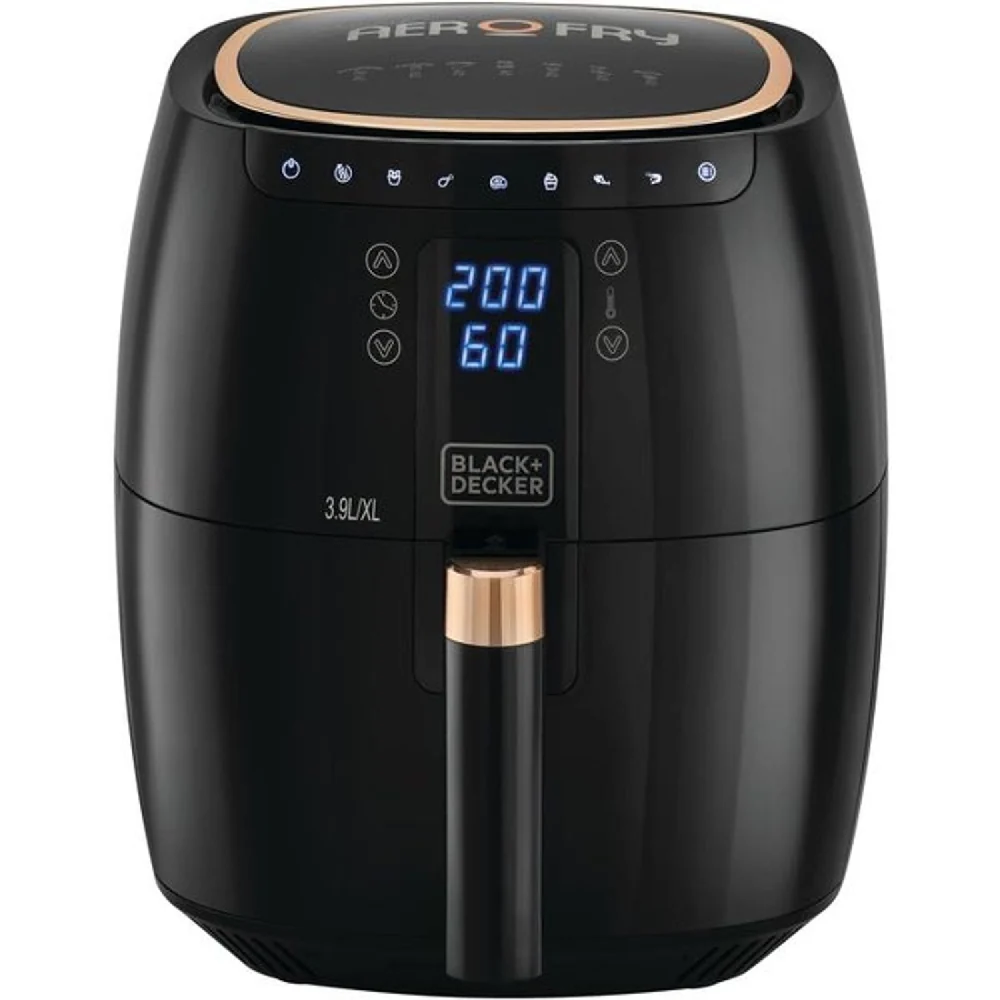 Black + Decker Digital 7-in-1 Multifunction Air Fryer 1500W 8.6L/1.4Kg Capacity With Rapid Hot Air Circulation For Frying, Grilling, Broiling, Roasting, and Baking AF5539-B5 - Image 3