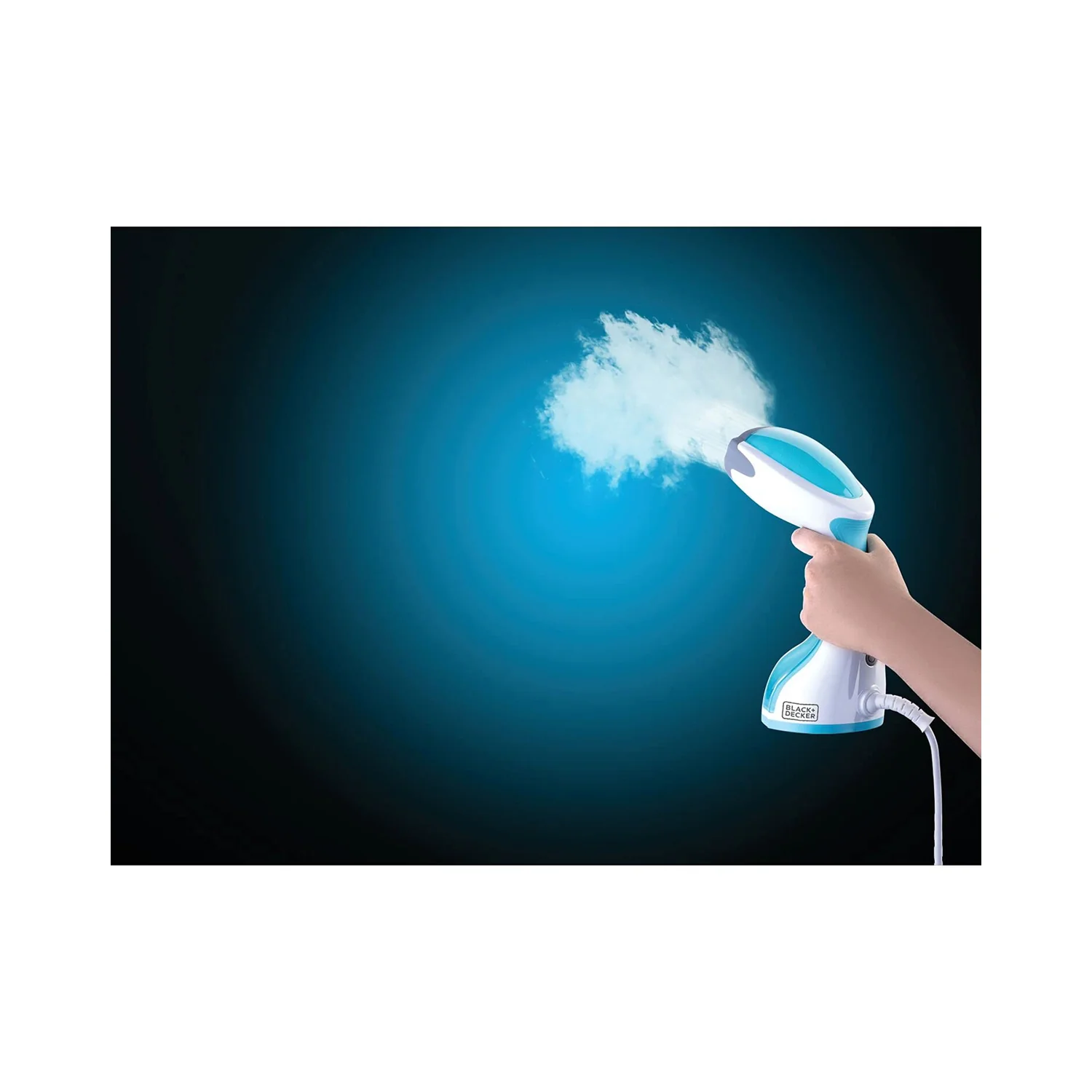 Black + Decker Handy Garment Steamer - Hst1200, White - Image 2
