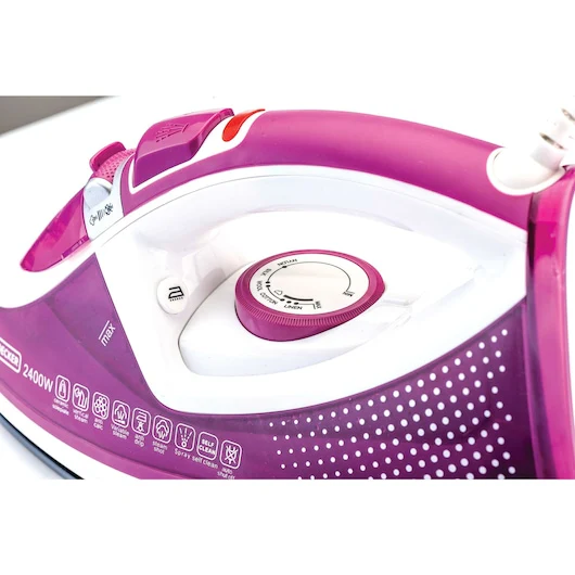 Black + Decker MPP+ Steam Iron with Auto Shutoff and Ceramic Soleplate, 2400W, X2450-B5 - Image 3