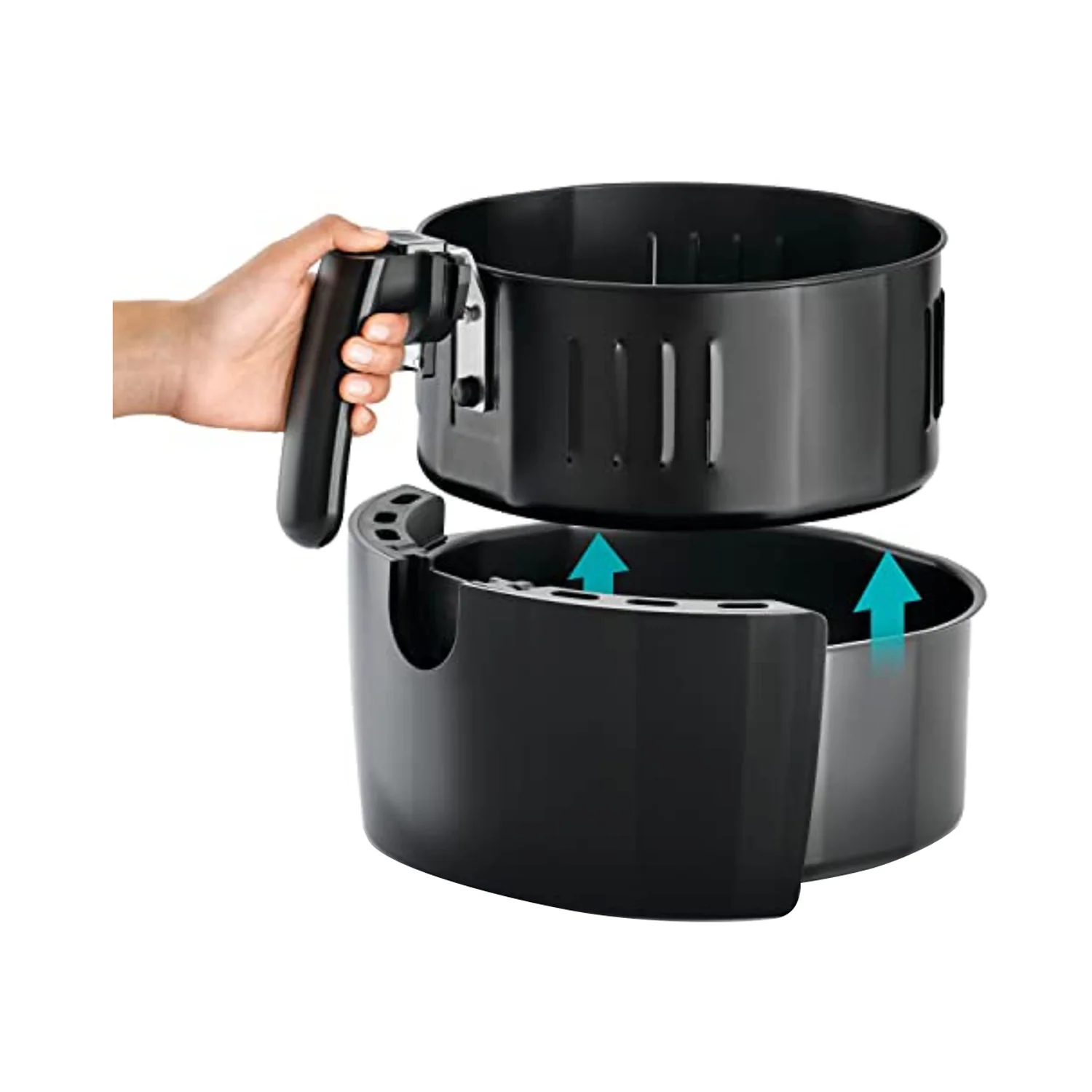 Black + Decker XL Air Fryer 1800W 7L/1.5Kg Capacity With Rapid Hot Air Circulation For Frying, Grilling, Broiling, Roasting, and Baking AF575-B5 - Image 5