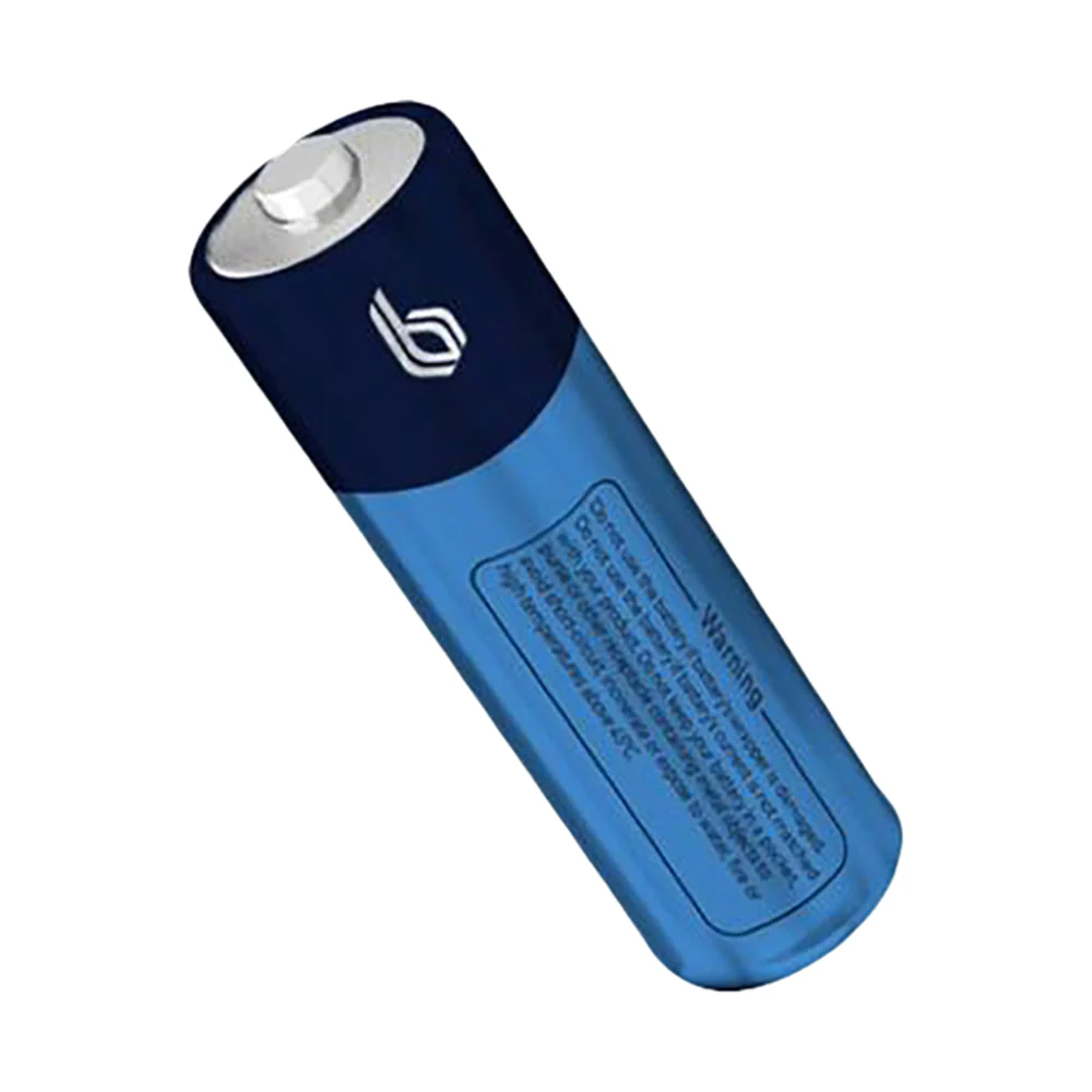 Blupebble 2-Piece BluCell Rechargeable AA Battery 1600mAh Blue - Image 3