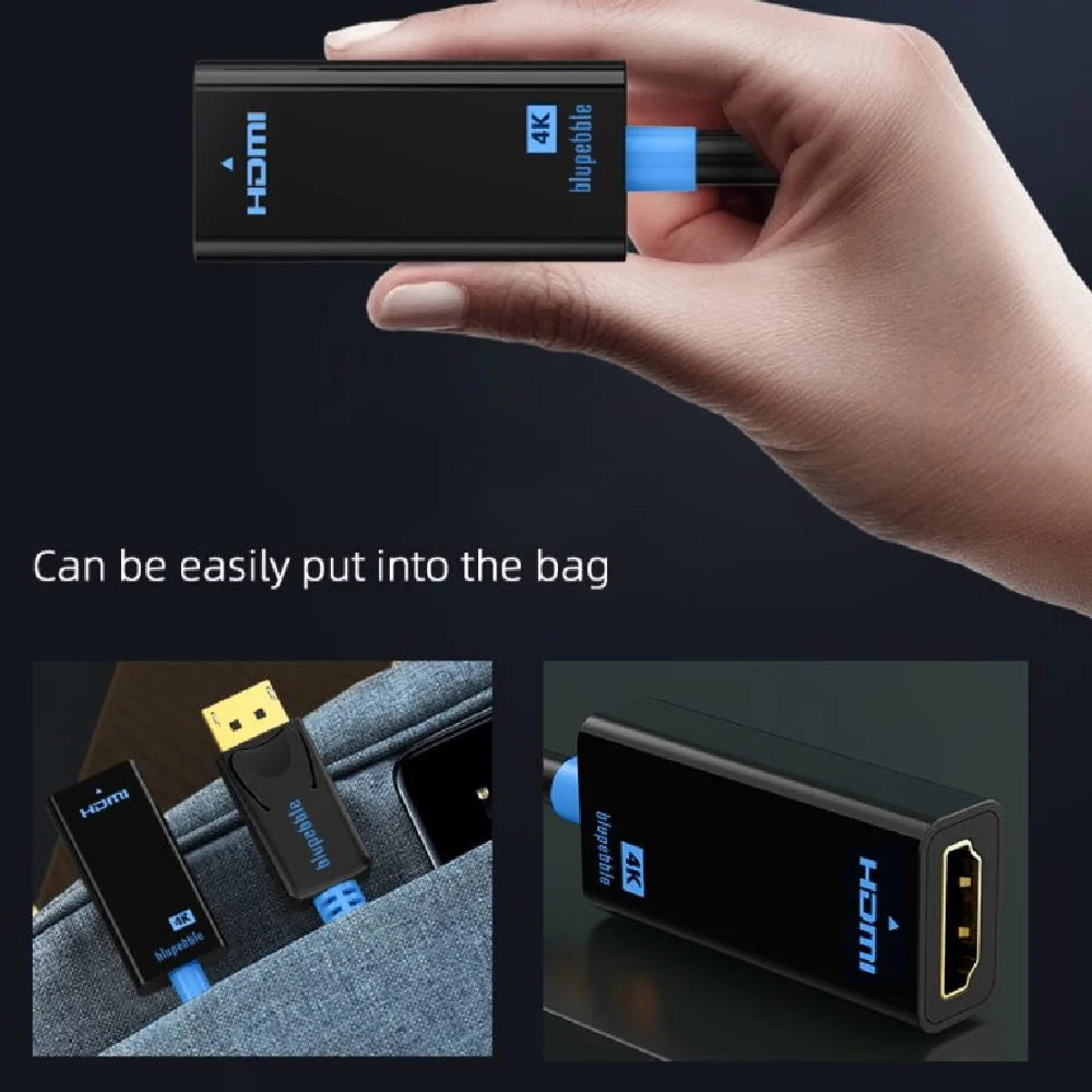 Blupebble Displayport To Hdmi Adapter Black - Image 3