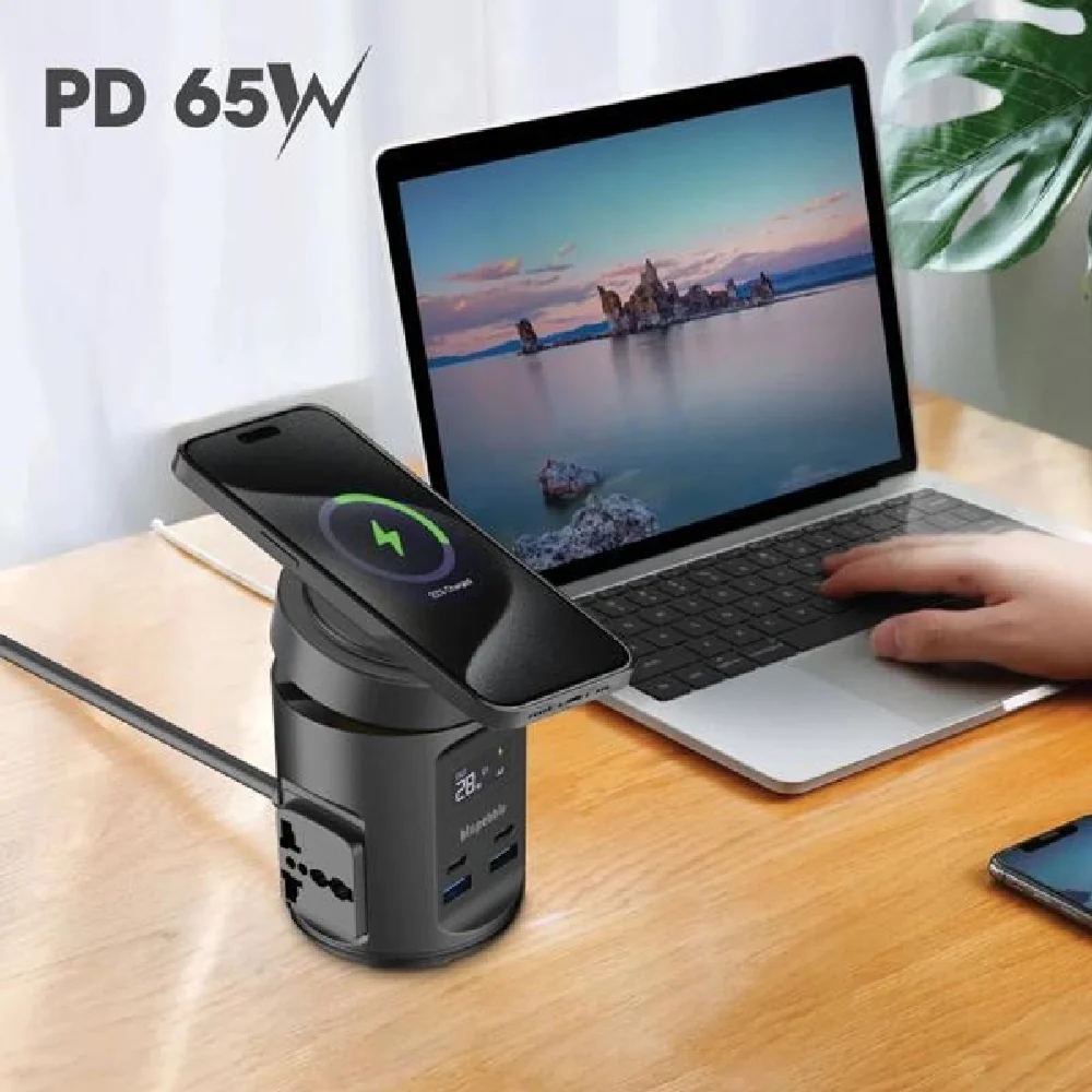 Blupebble MagPod Hub USB-C to USB-A 65W Black - Image 2