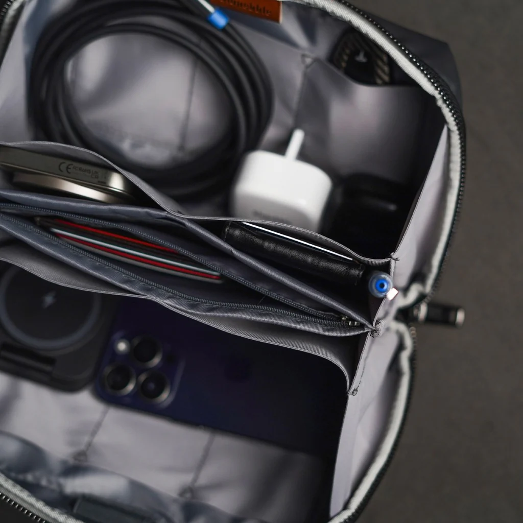 Blupebble Urban Pebble Gear Storage Bag, Dark Grey - Image 3