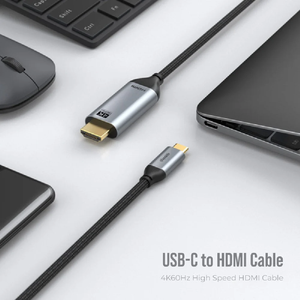 Blupebble USB-C to HDMI Cable 3M Black - Image 2