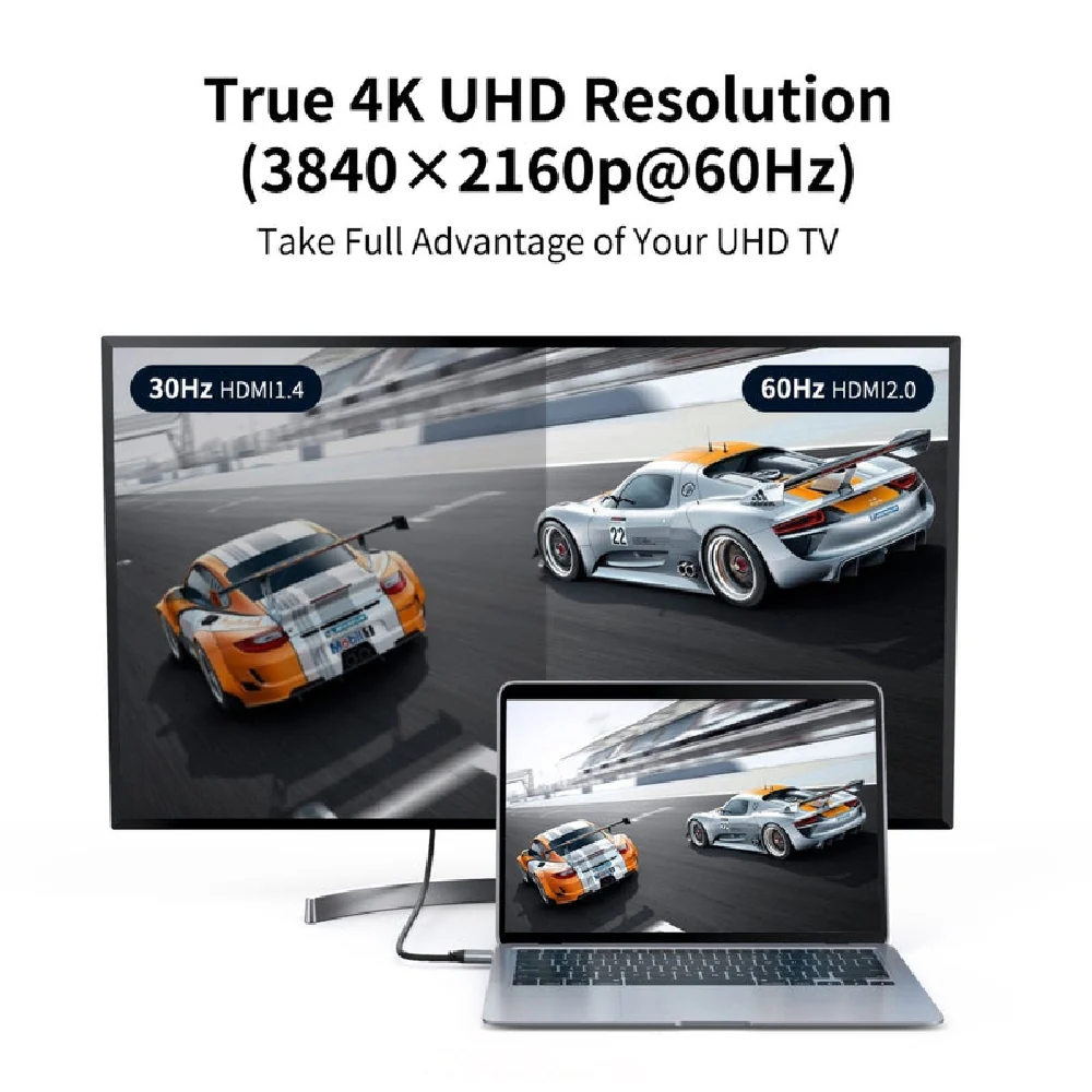 Blupebble USB-C to HDMI Cable 3M Black - Image 3