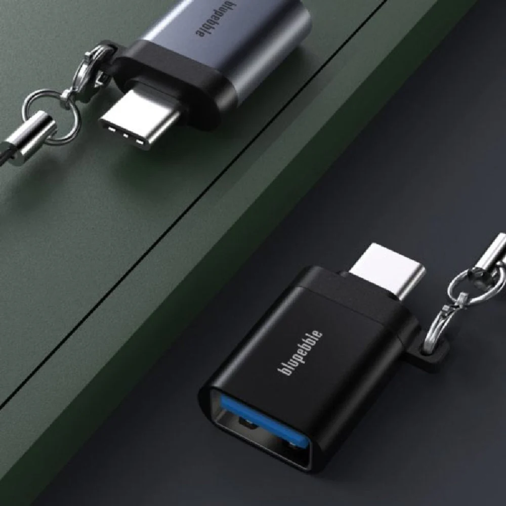 Blupebble USB C to USB 3.0 OTG Adapter Grey - Image 4