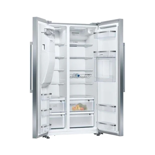 Bosch American Side By Side Refrigerator 598L Silver KAG93AI30M - Image 3