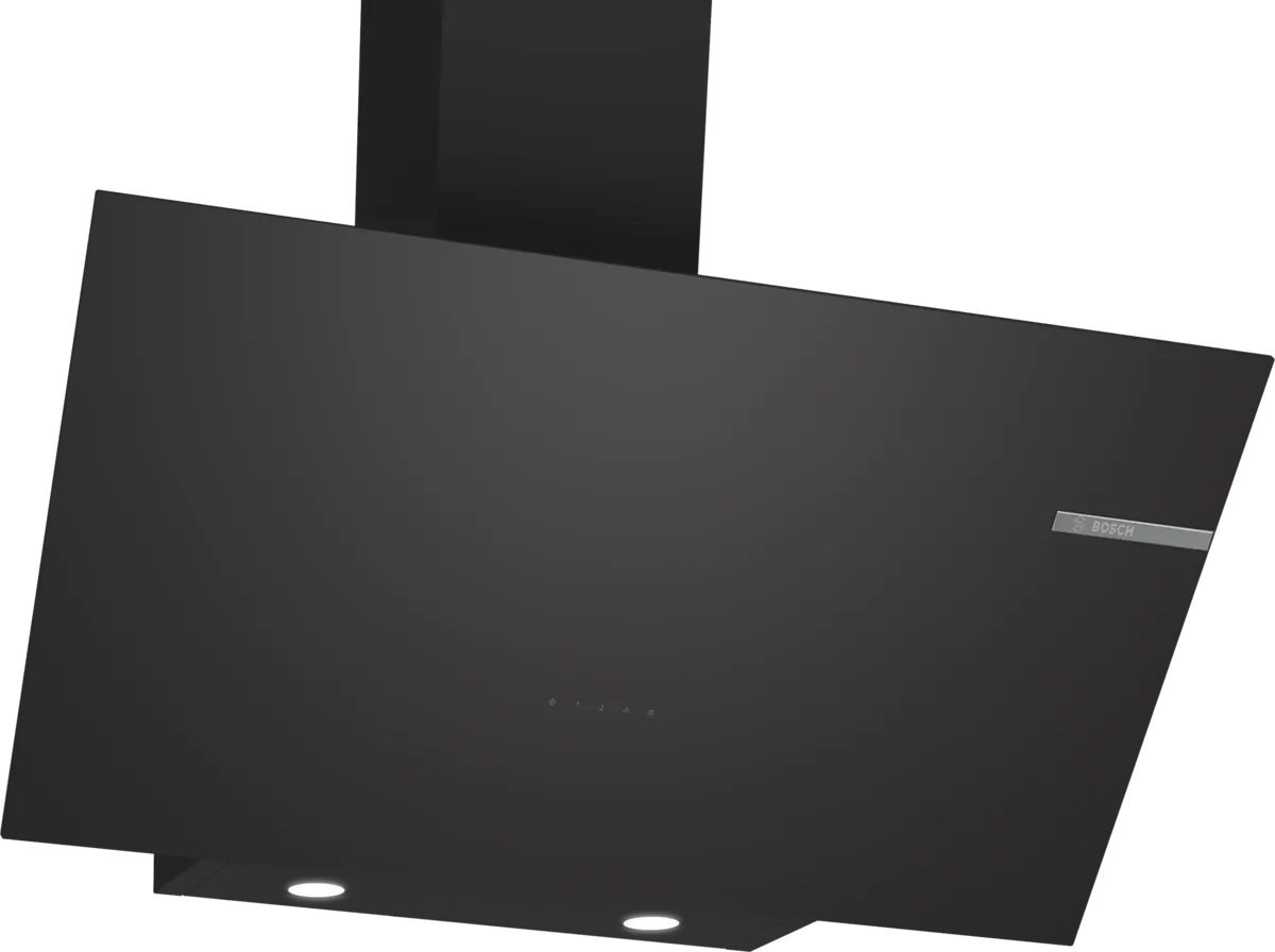 BOSCH SERIES 4 WALL-MOUNTED COOKER HOOD 90 CM, BLACK, DWK96PJ60M