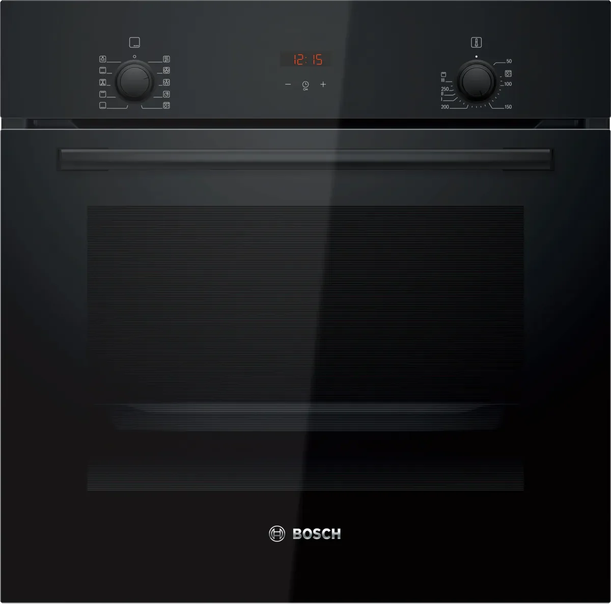 BOSCH SERIES 2 BUILT-IN OVEN 60 CM, Black, HBF512BB1M