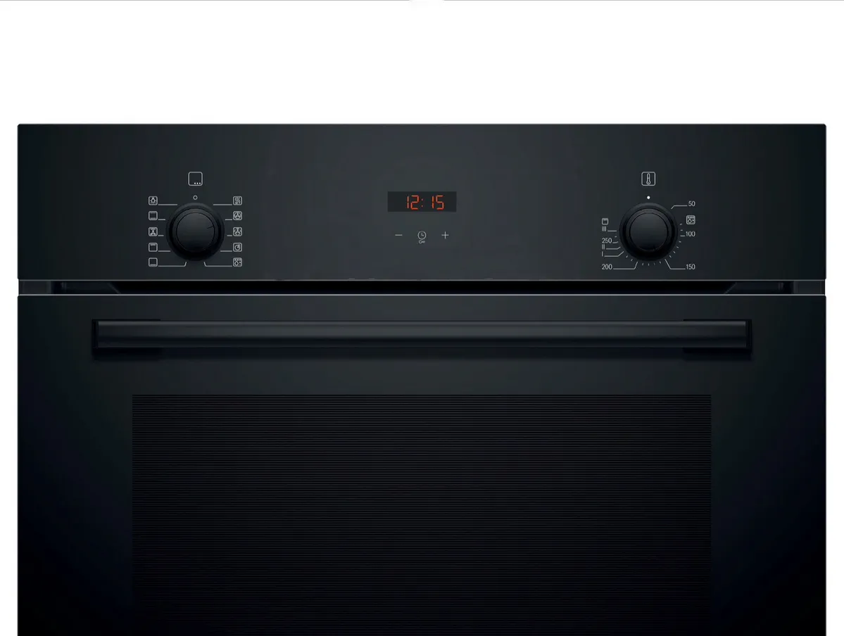 BOSCH SERIES 2 BUILT-IN OVEN 60 CM, Black, HBF512BB1M - Image 2