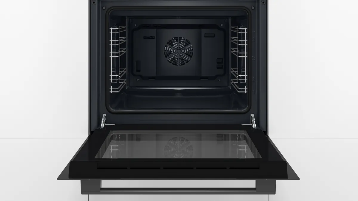 BOSCH SERIES 2 BUILT-IN OVEN 60 CM, Black, HBF512BB1M - Image 3