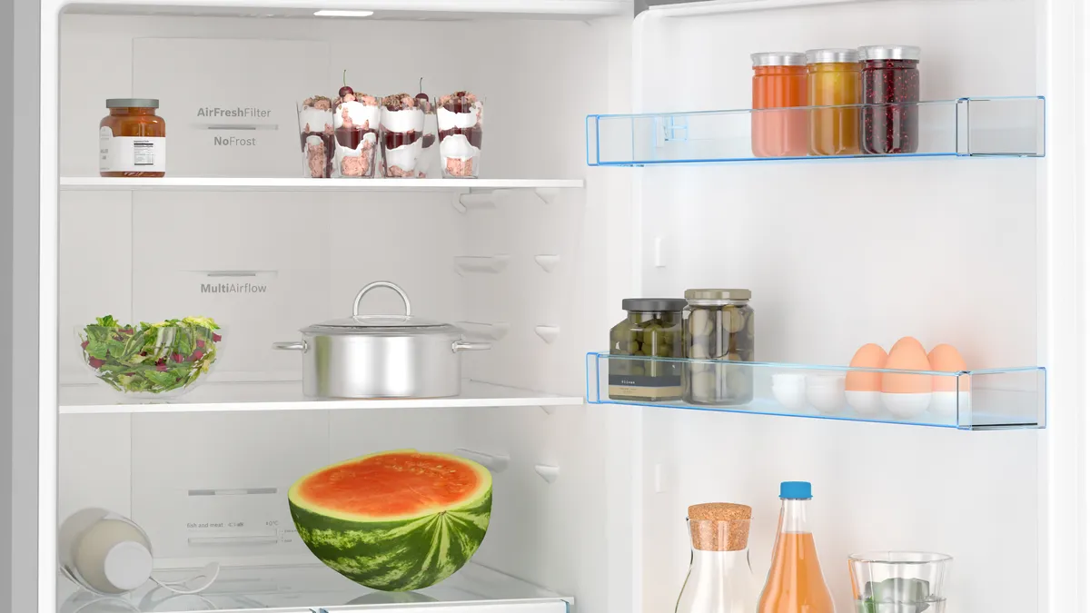 Bosch Series 4 Free Standing Bottom Refrigerator, 480L, Stainless Steel – KGN55VLE0M - Image 4