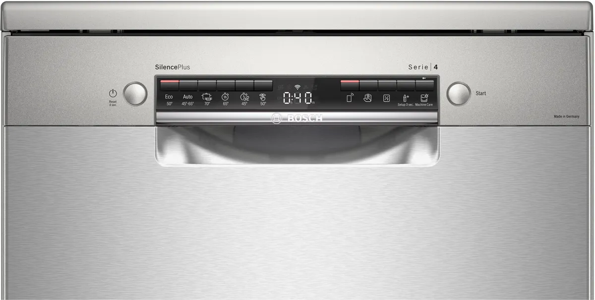 BOSCH Series 4 Free-Standing Dishwasher SMS4ECI26M Brushed Steel, 14 Place Settings, SMS4ECI26M - Image 3