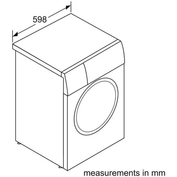Bosch Washing Machine, WGB2440XGC, 9KG, 1400 RPM, White - Image 6