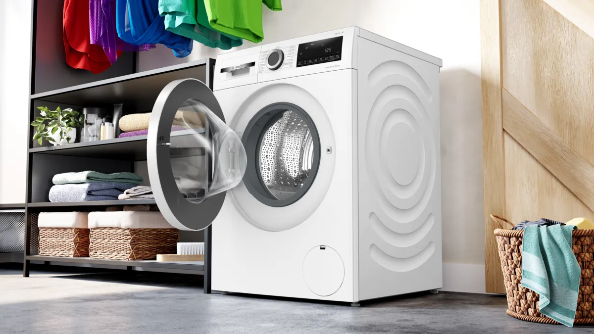 BOSCH Series 4 Washer Dryer 9/5 KG, 1400 RPM, White, WNA24400GC - Image 3