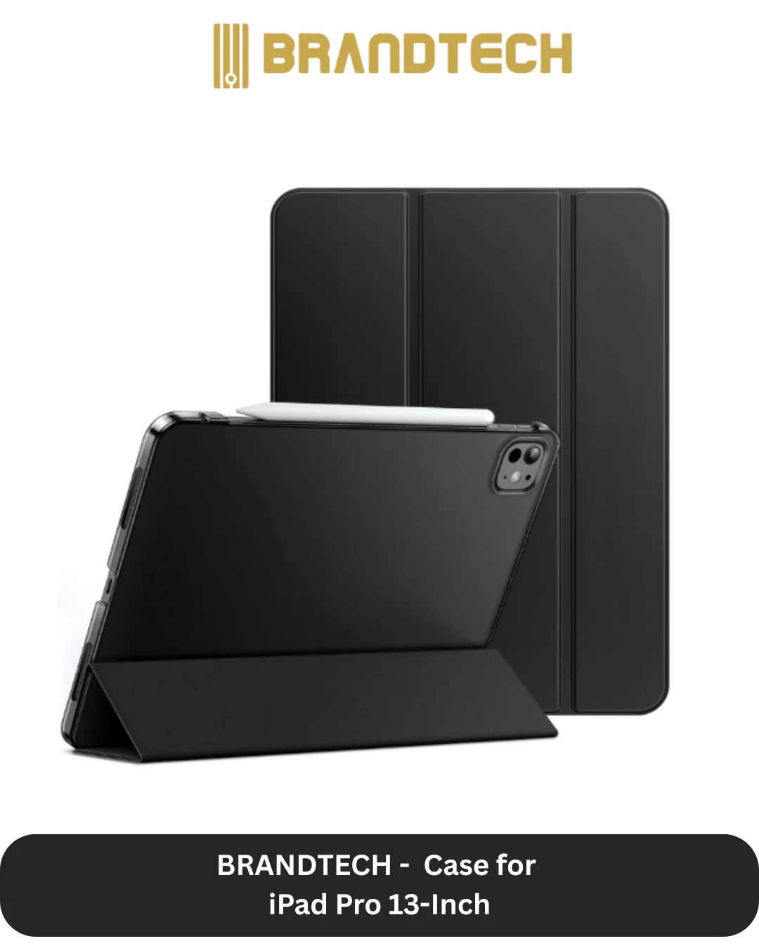 Brandtech iPad Pro 13-inch Case + Screen Protector