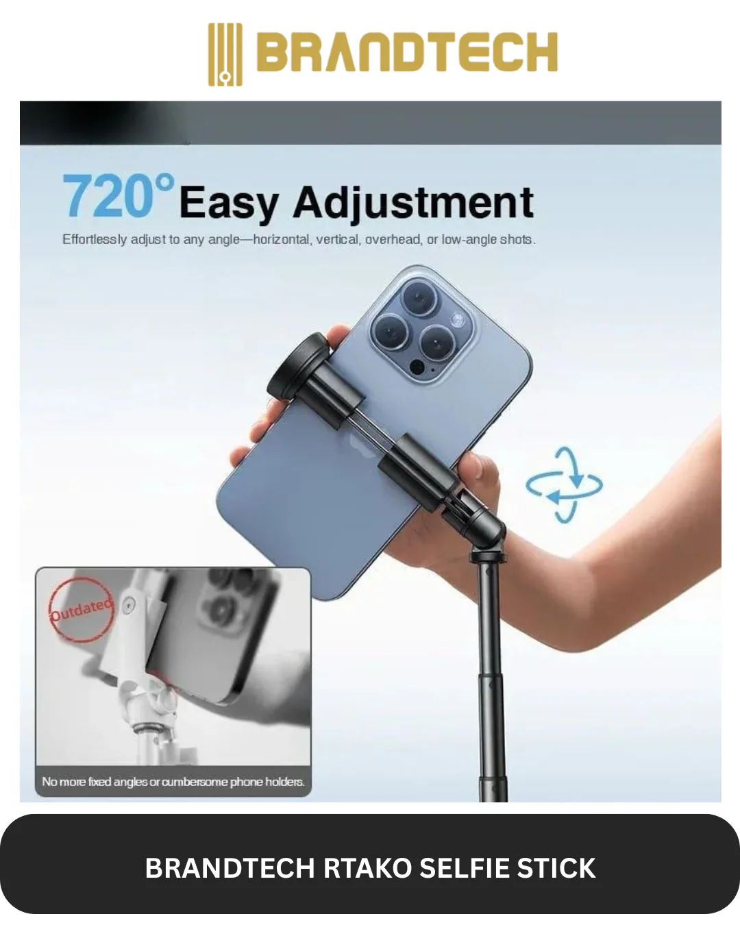 Brandtech RTAKO Selfie Stick - Image 2