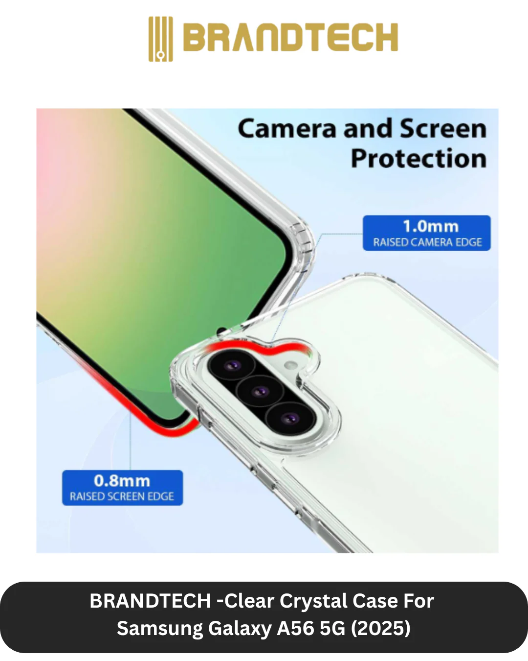 Brandtech Samsung Galaxy A56 Cover + Screen Protector - Image 2