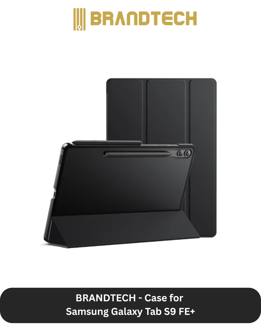 Brandtech Samsung Galaxy Tab S9 FE Plus Cover + Screen Protector