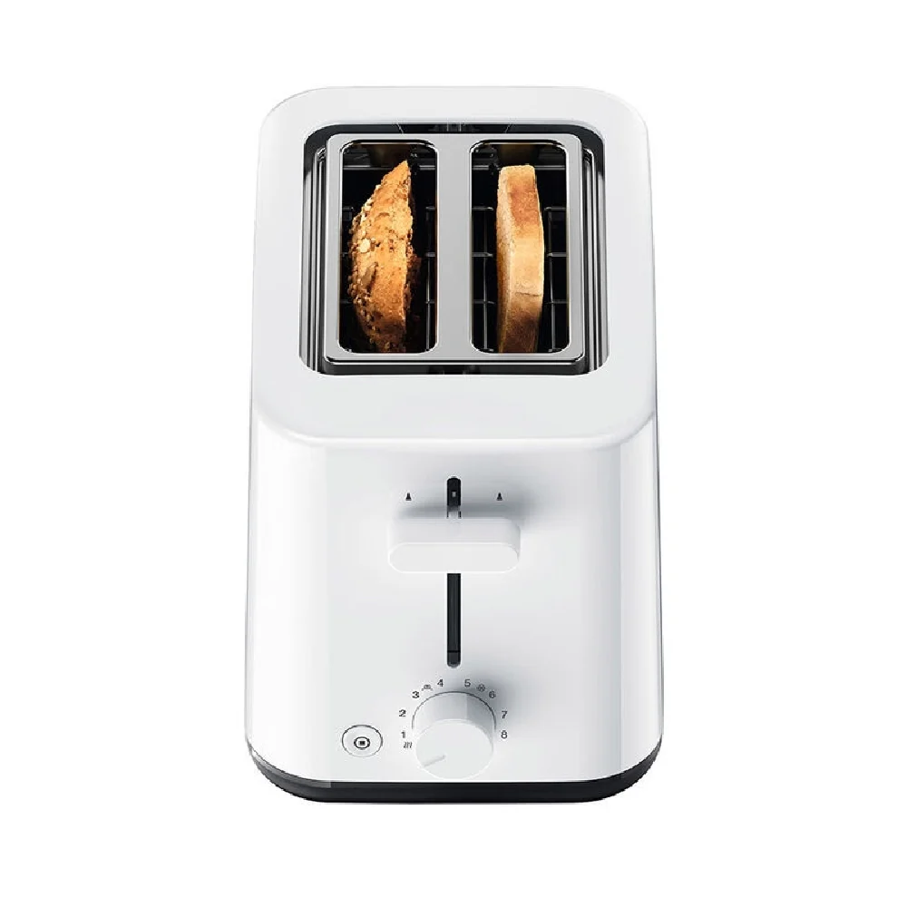 Braun Breakfast - Toaster HT 1010 WH, 2 slots, 8 Browning settings, Bun warmer, 900 Watts, White - Image 2