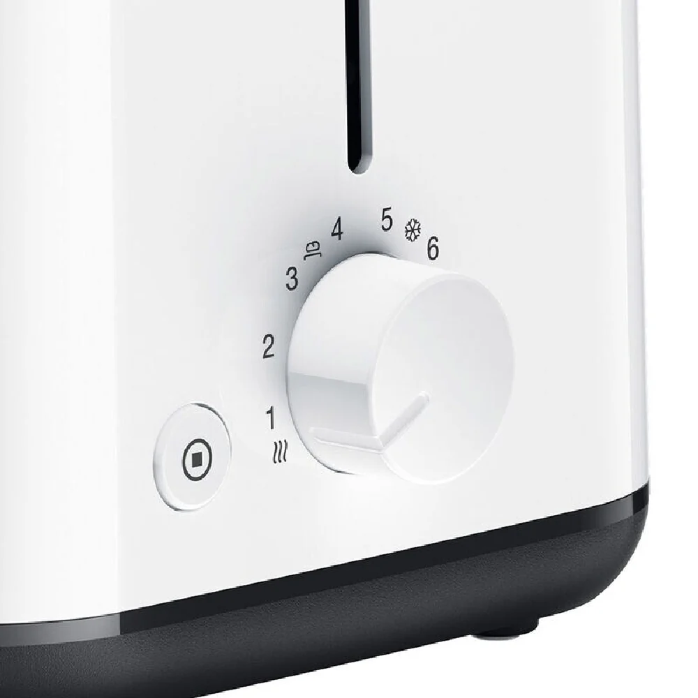 Braun Breakfast - Toaster HT 1010 WH, 2 slots, 8 Browning settings, Bun warmer, 900 Watts, White - Image 3