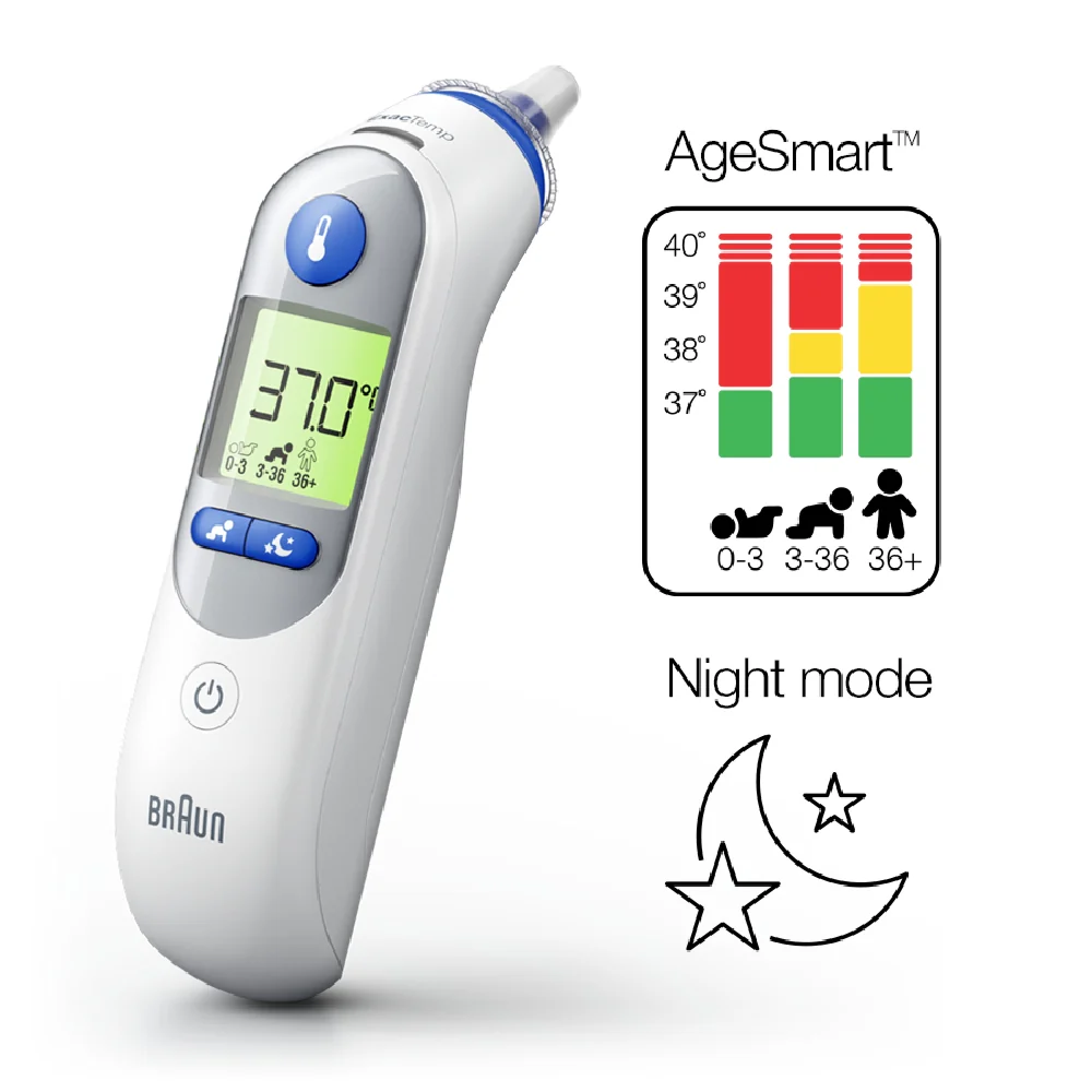 Braun Healthcare ThermoScan 7 Ear thermometer Dark Blue - Image 2