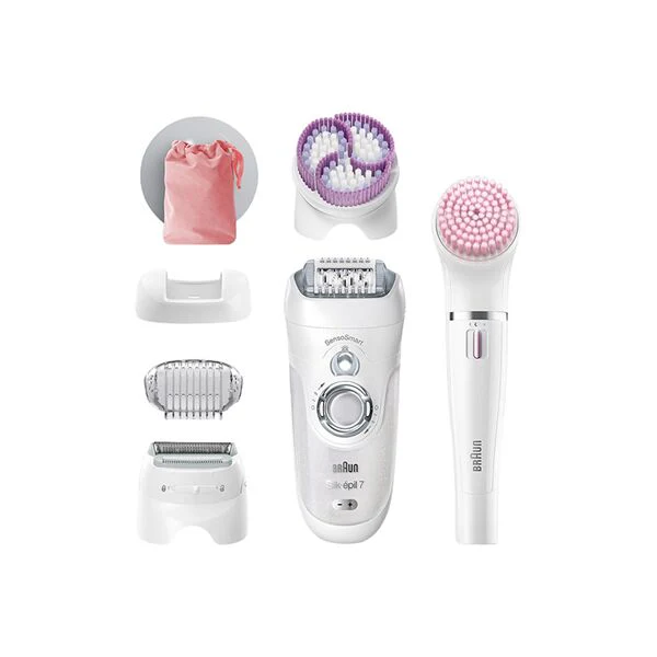Braun Wet And Dry Epilator White/Silver