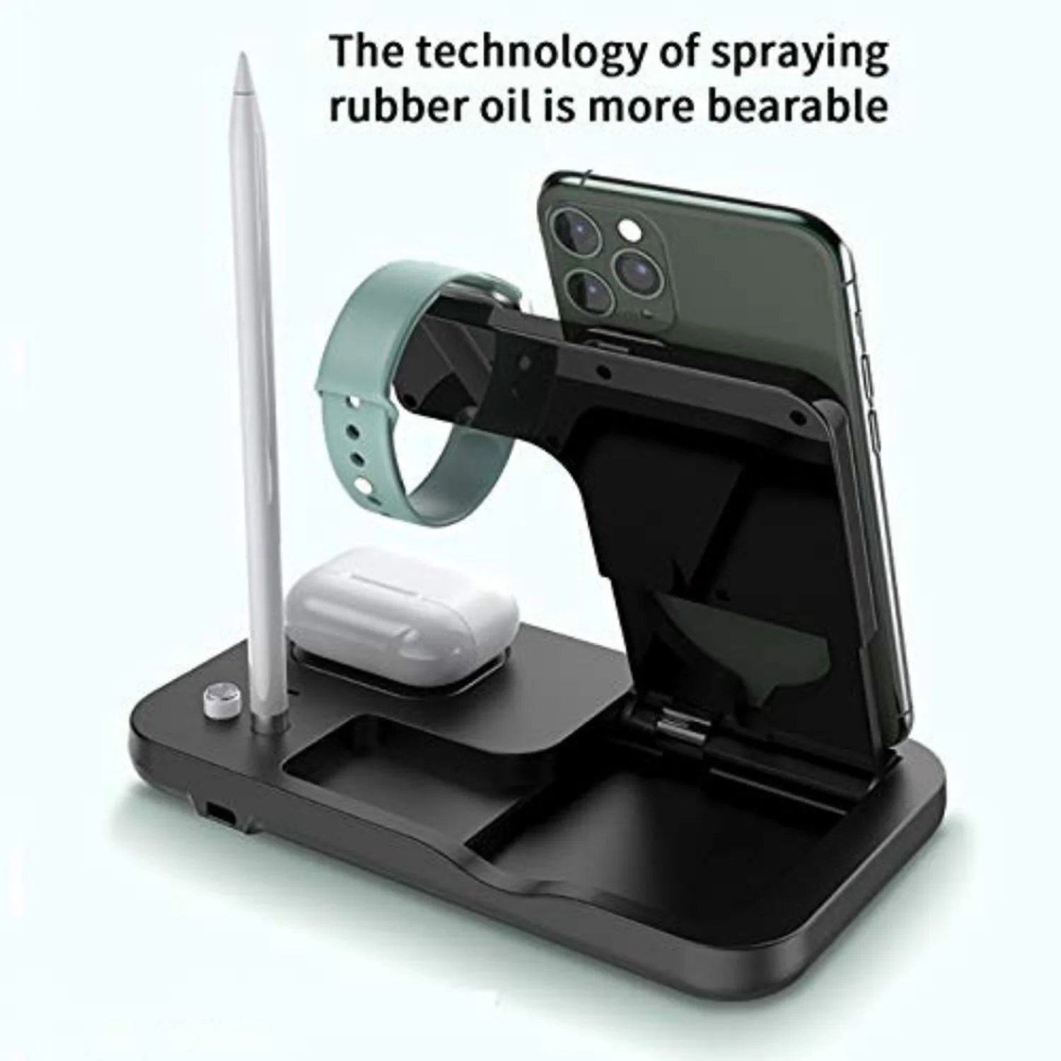 Brandtech 4 in 1 Wireless Charger Black - Image 2