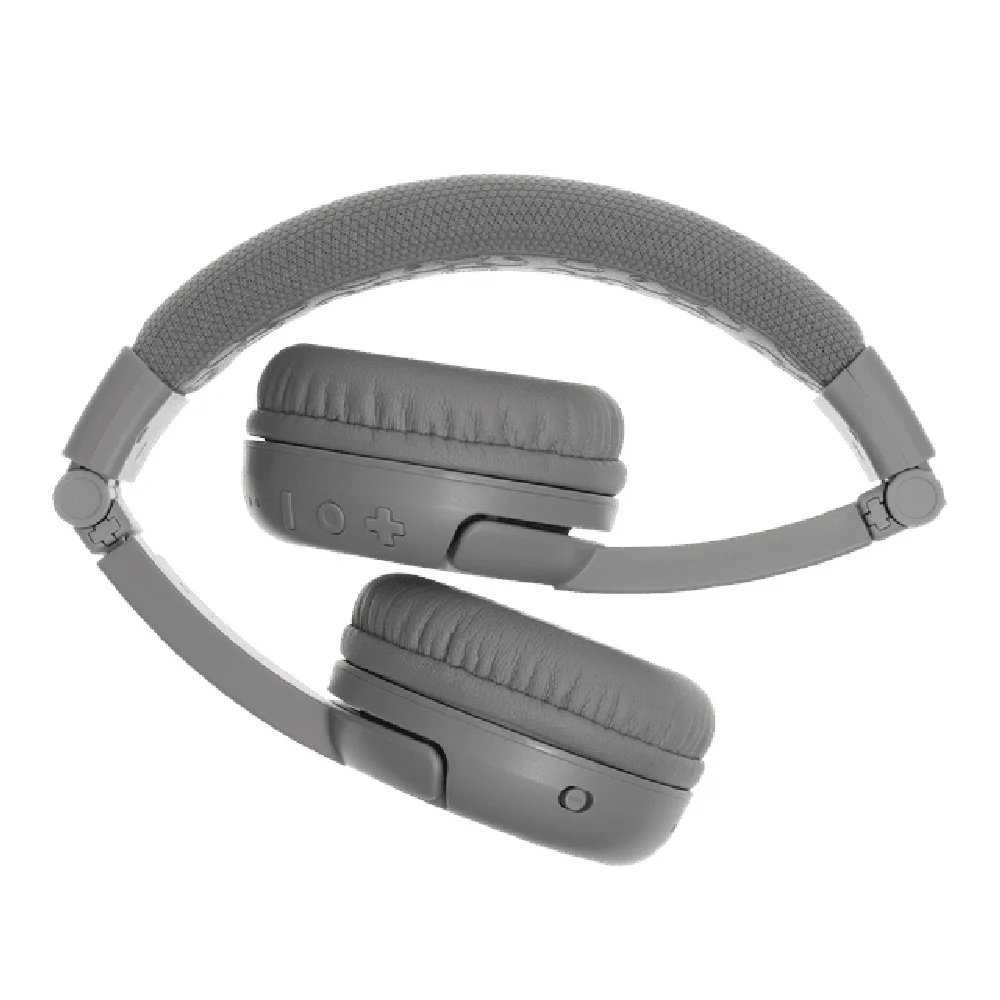 Buddyphones Play Plus Wireless On-Ear Headphones Matte Grey - Image 3