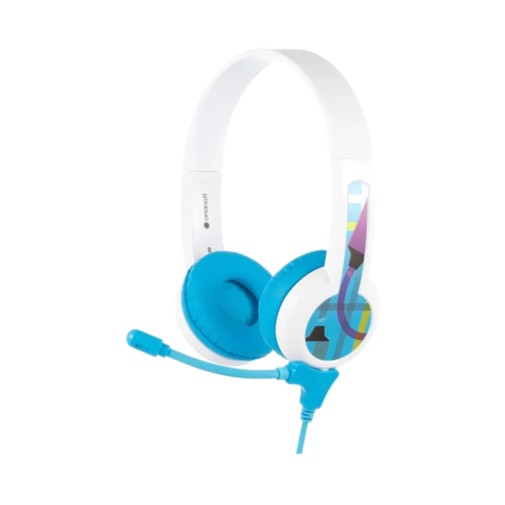 Buddyphones Studybuddy Wired On-Ear Headset Blue - Image 2