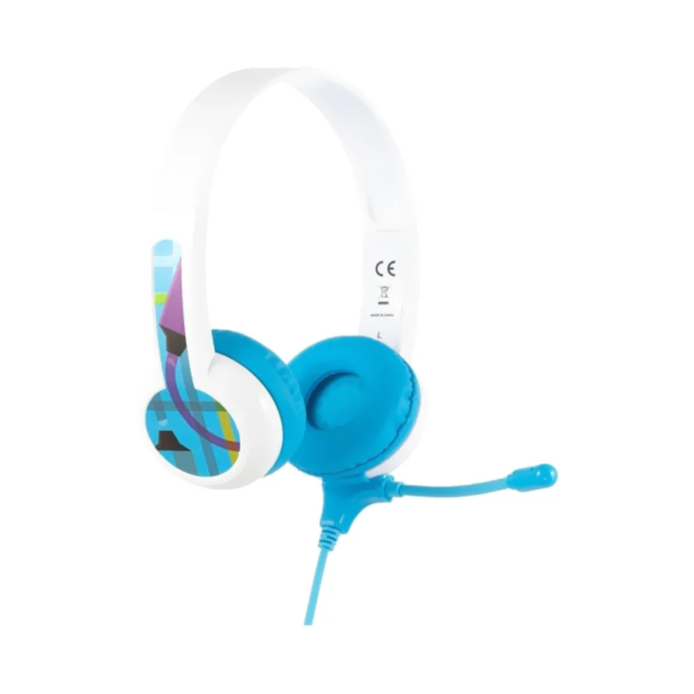 Buddyphones Studybuddy Wired On-Ear Headset Blue - Image 3