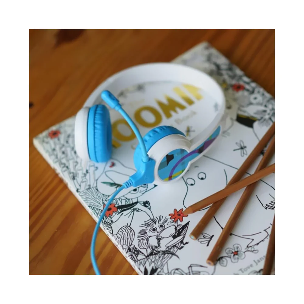Buddyphones Studybuddy Wired On-Ear Headset Blue - Image 5