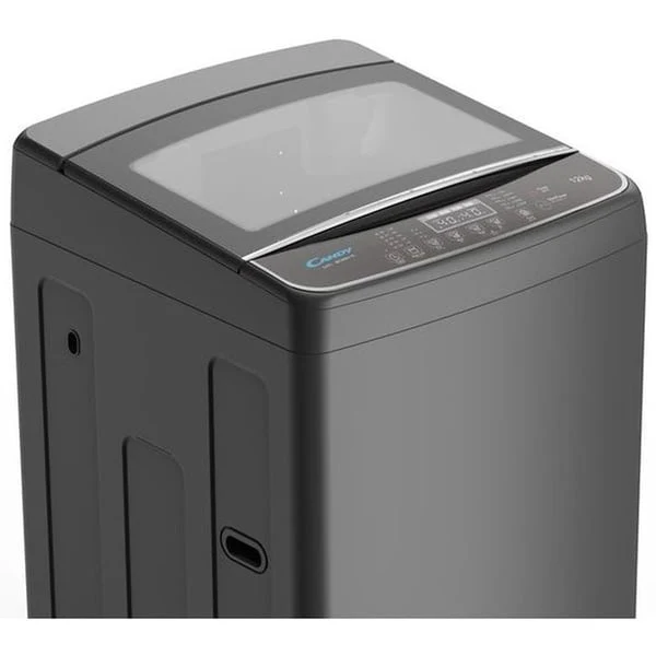 Candy 12kg Top Load Washing Machine, Steel Grey, CATL 66128SU-19 - Image 4