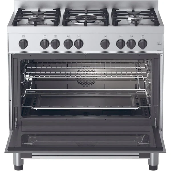 Candy 5-Burner Gas Cooker, RGG95HXLPG/1, Inox, 90x60cm - Image 2