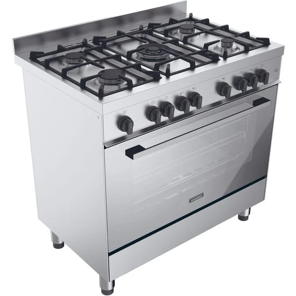 Candy 5-Burner Gas Cooker, RGG95HXLPG/1, Inox, 90x60cm - Image 4