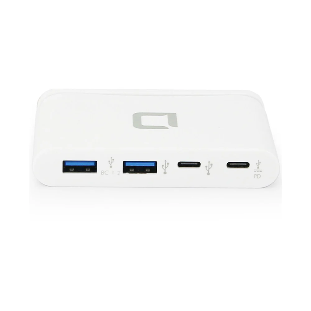 Dicota USB-C Hub 4-in-1 Universal Notebook Charger White - Image 3