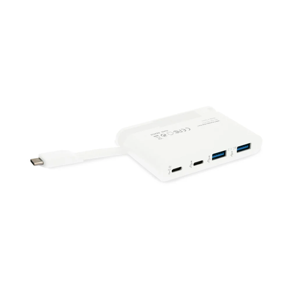 Dicota USB-C Hub 4-in-1 Universal Notebook Charger White - Image 4