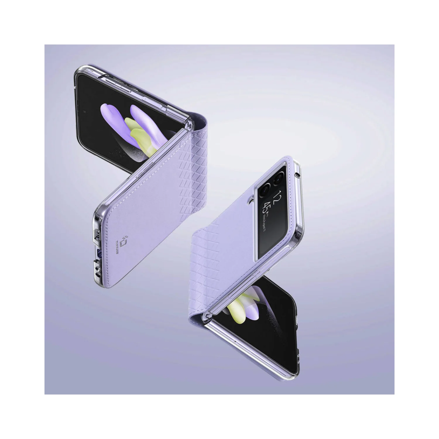 Dux Dusis Bril Protective Case Cover for Samsung Z Flip 5G Purple - Image 5