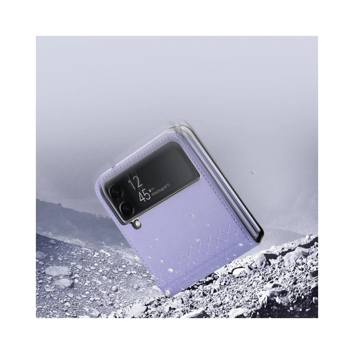 Dux Dusis Bril Protective Case Cover for Samsung Z Flip 5G Purple - Image 6