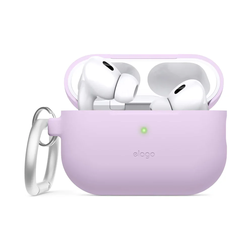 Elago Silicone Hang Case for Apple AirPods Pro 2 Lavender - Image 2