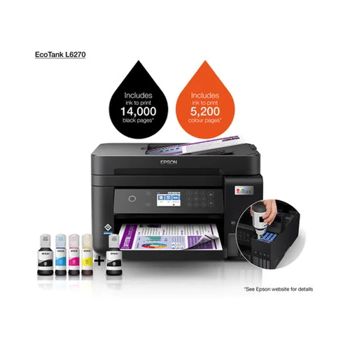 Epson EcoTank L6270 Wi-Fi Duplex All-In-One Printer Black - Image 5