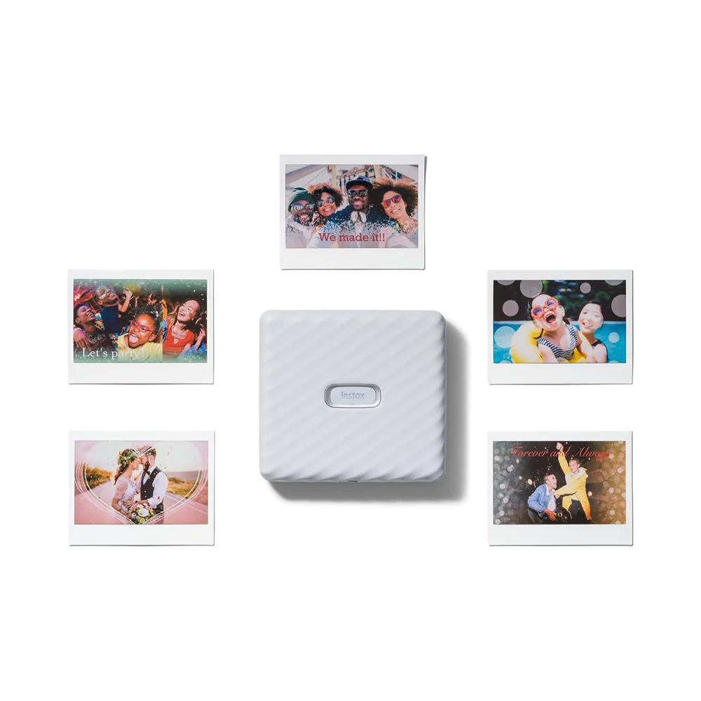 Fujifilm Instax Link Wide Smartphone Printer Ash White - Image 3