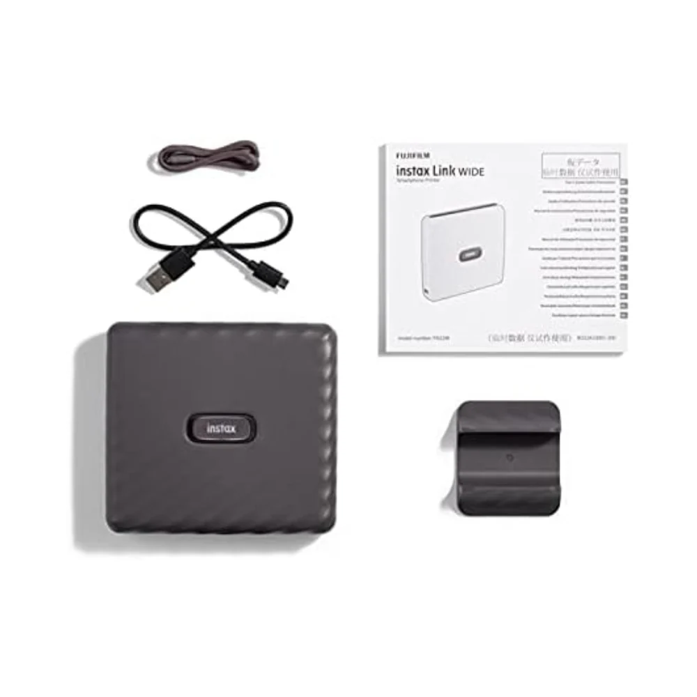Fujifilm Instax Link Wide Smartphone Printer Mocha Grey - Image 7